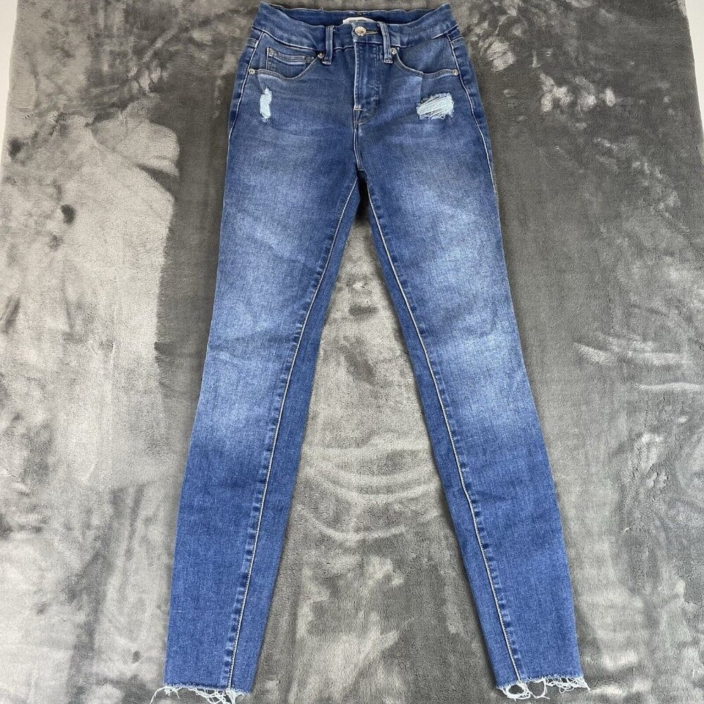 New Good American Good Legs Zebra Pockets Size 00/25
